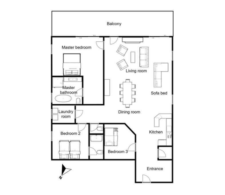 Spacious 3-Bed In The Heart Of Chamonix Buitenkant foto